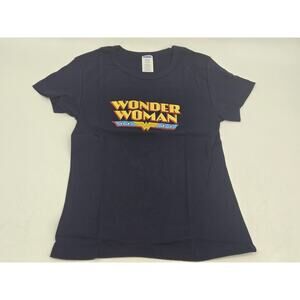 WONDER WOMAN T SHIRT BLACK DC COMICS CHANGES Made In USA VTG 2002 Sz L NWOT